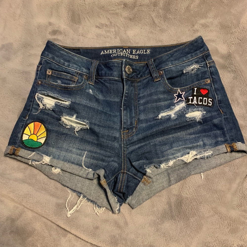 American Eagle High Rise Shorts size 4